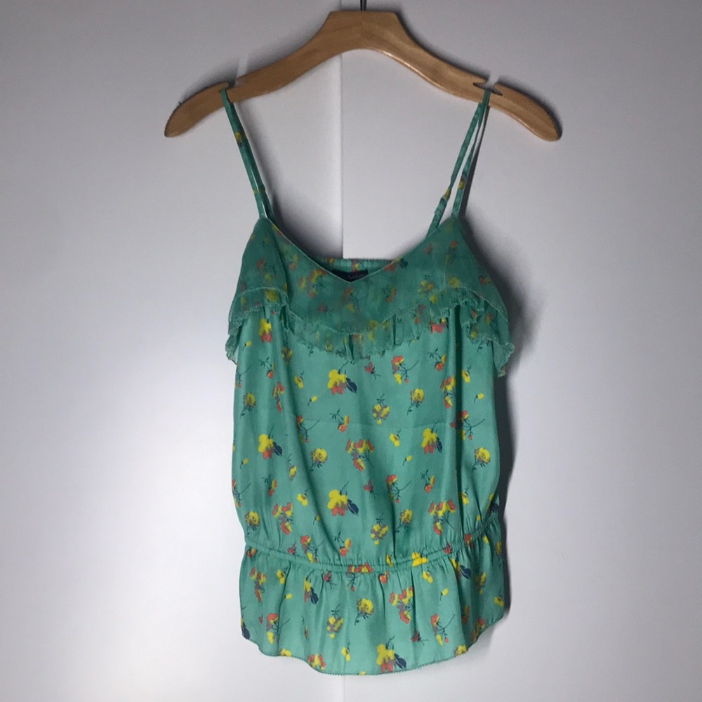 American eagle floral tank